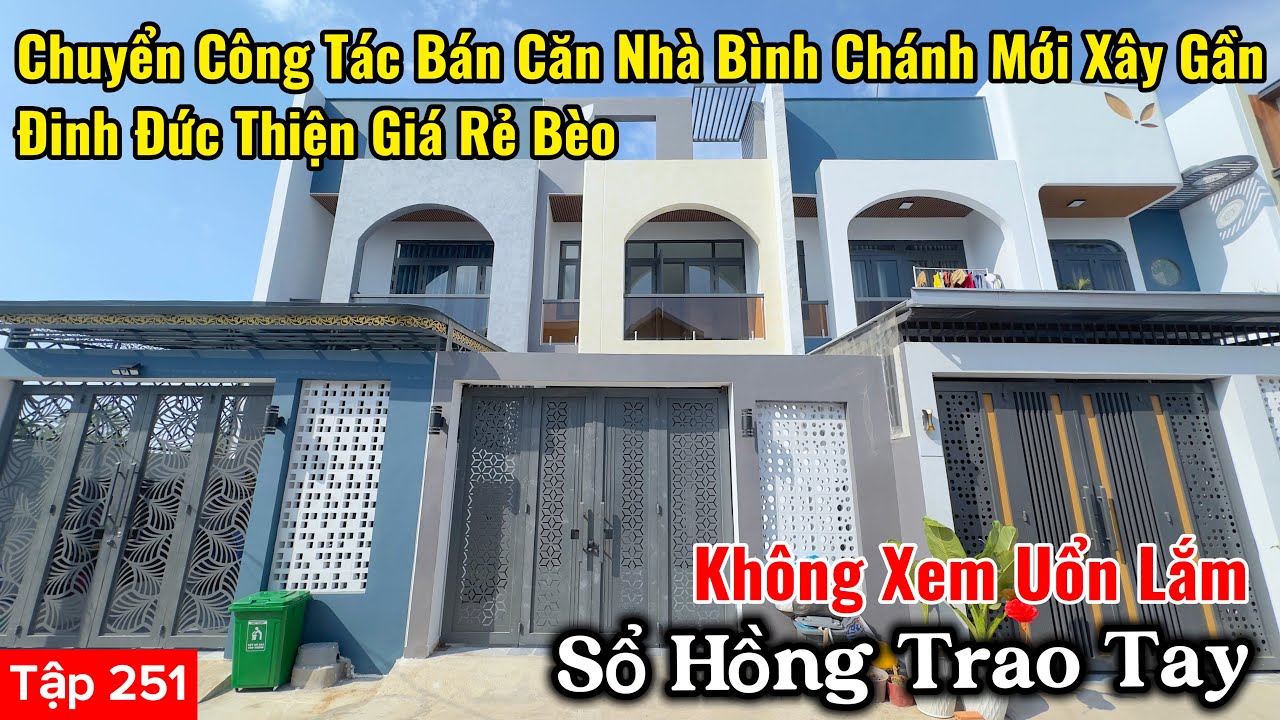 Nhà Mới Về 01/03/2026 - Chuyển Công Tác Bán Căn Nhà Bình Chánh Mới Xây Gần Đinh Đức Thiện Giá Rẻ Bèo