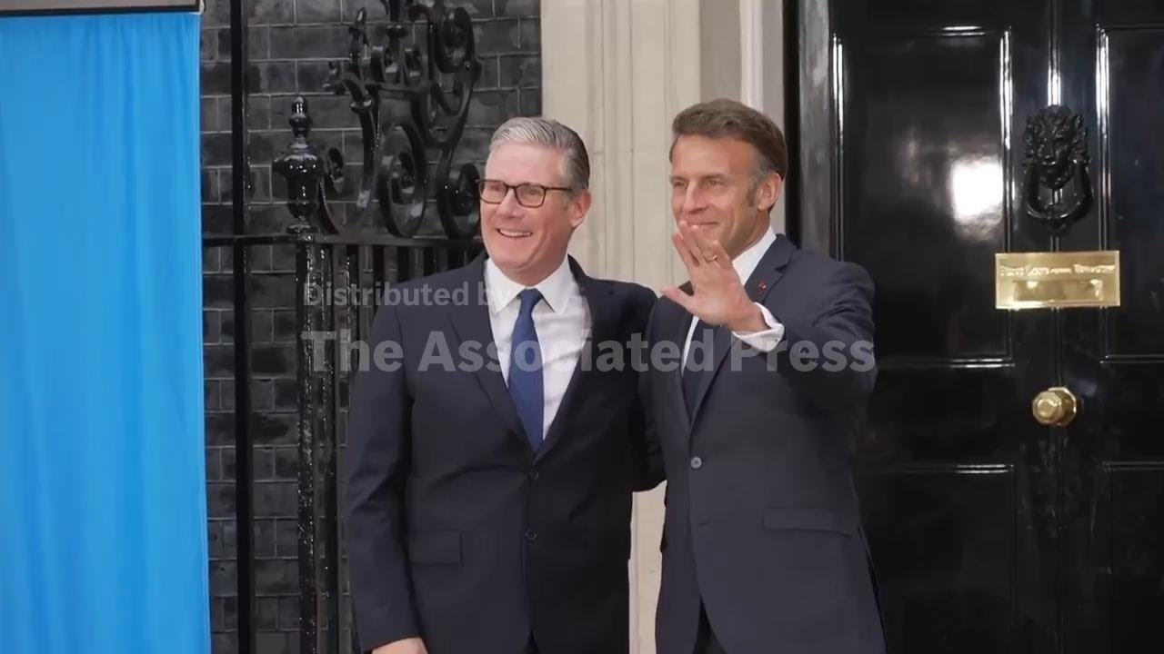 Starmer welcomes Macron and Merz to Downing Street for meeting with Ukraine's Zelenskyy