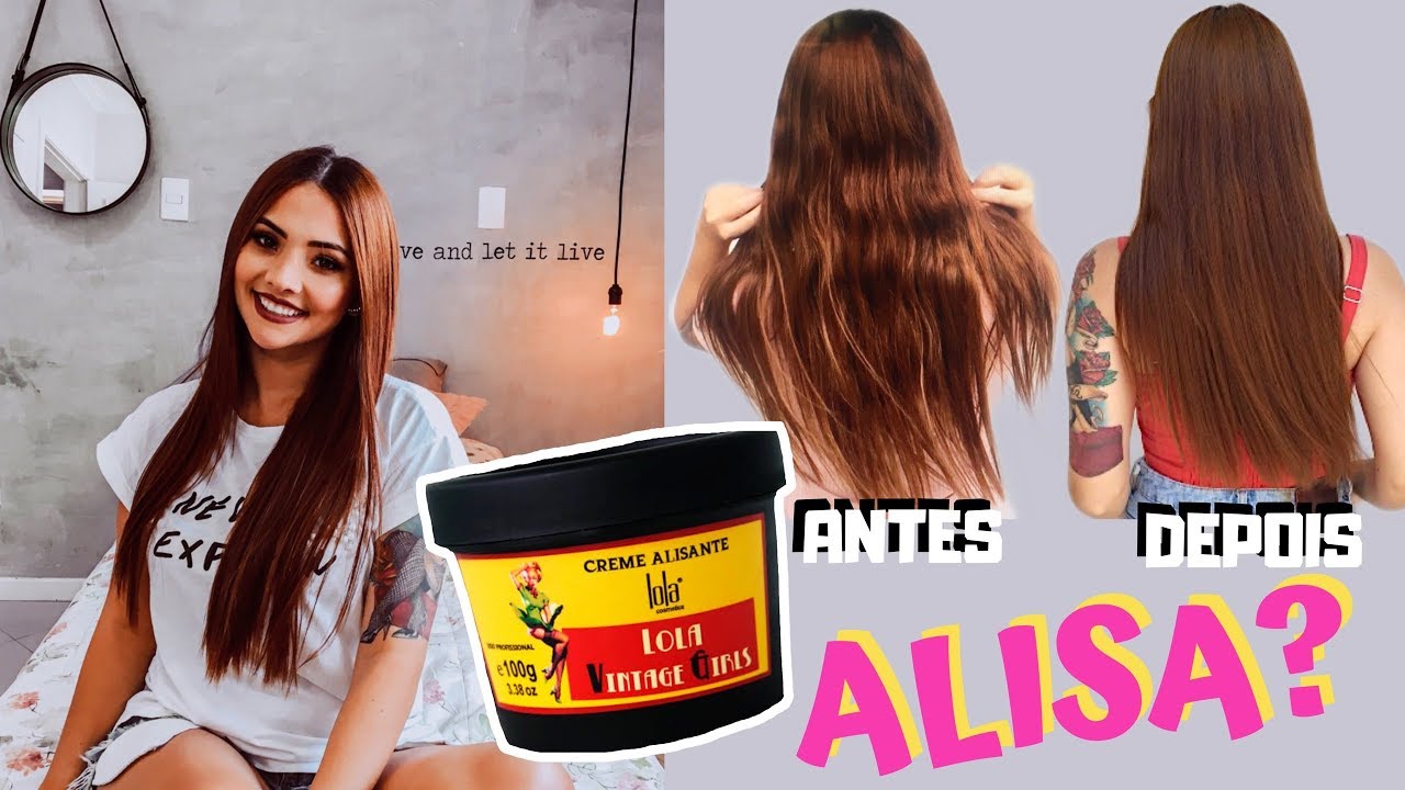 ALISANDO O CABELO EM CASA - LOLA VINTAGE GIRLS