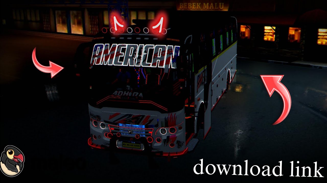 AMERICAN💥 NEW BUS MOD DOWNLOAD 📌 LINK MASTER✅ GAME #mod #bus 