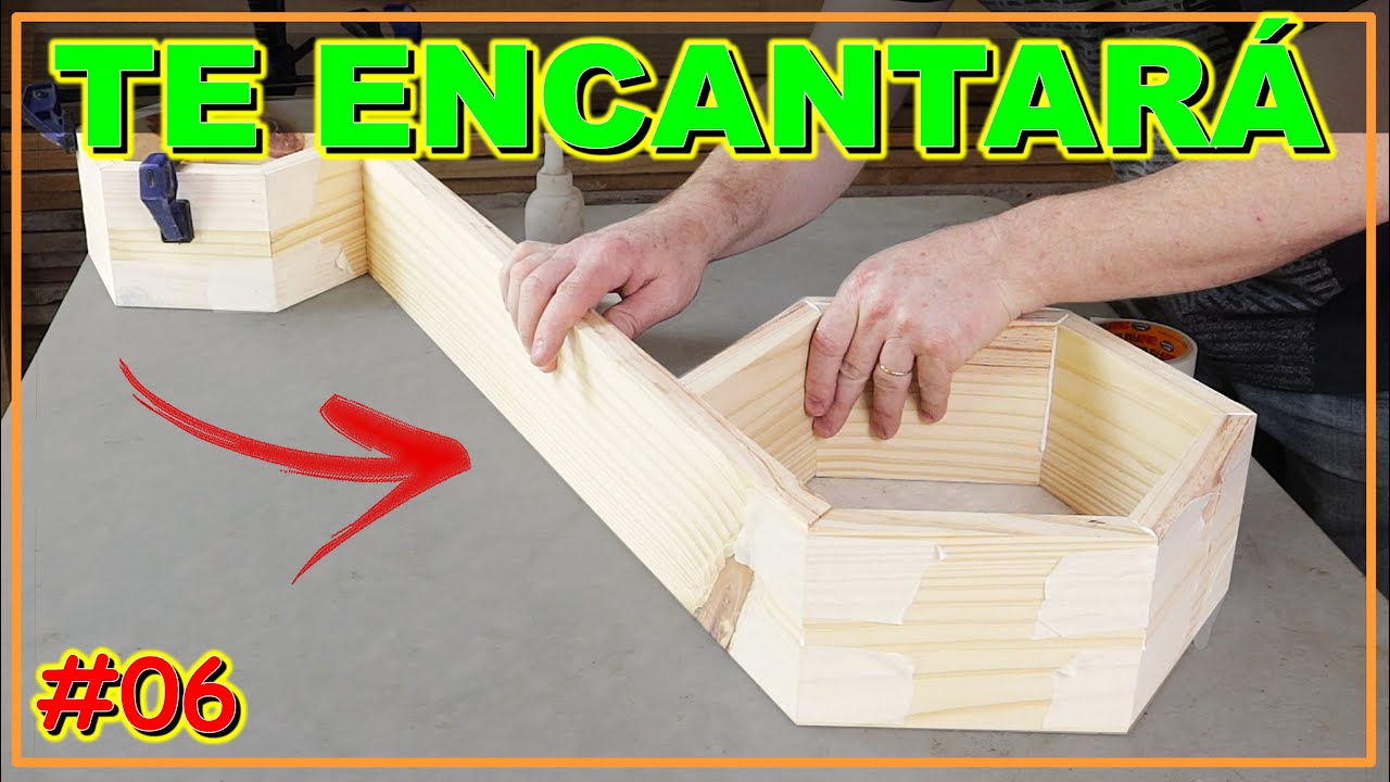 HERMOSO Y ÚTIL - PROYECTO ÚNICO HECHO CON MADERA (VIDEO #06) #carpinteria