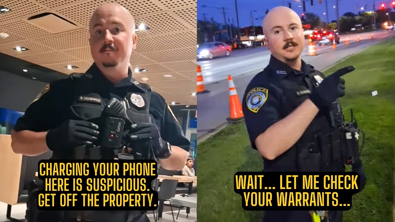 Cops Try To Intimidate Man For Charging His Phone But End Up Embarrassing Themselves