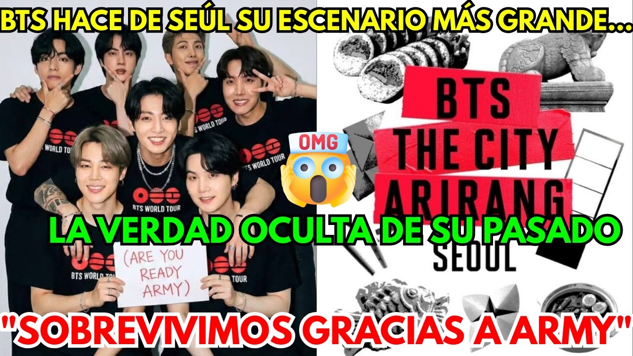 🔴BTS anuncia 'THE CITY' y conquista Seúl. Revelan todo: del show en Sungnyemun a 'DARK & WILD'!😱