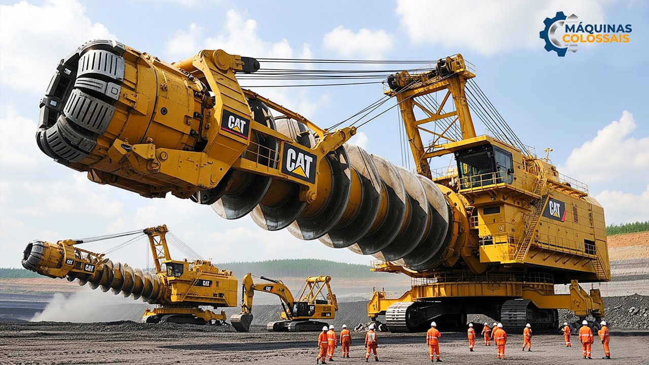 Máquinas Gigantes Incríveis, Tão Poderosas que Desafiam Todas as Regras! máquinas industriais #19