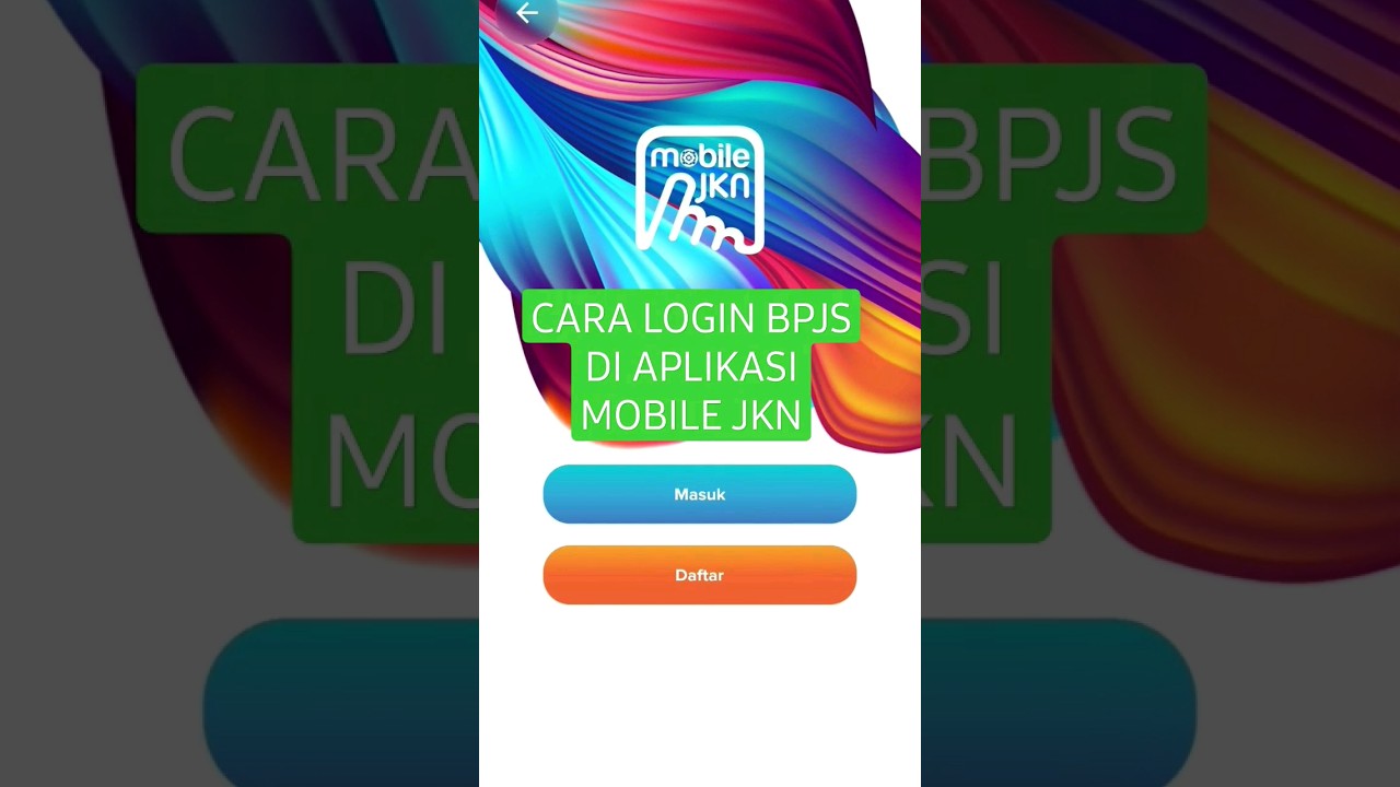 Cara Login BPJS Kesehatan di Aplikasi Mobile JKN oleh IRMAWATI #Shorts #BPJSKesehatan #MobileJKN