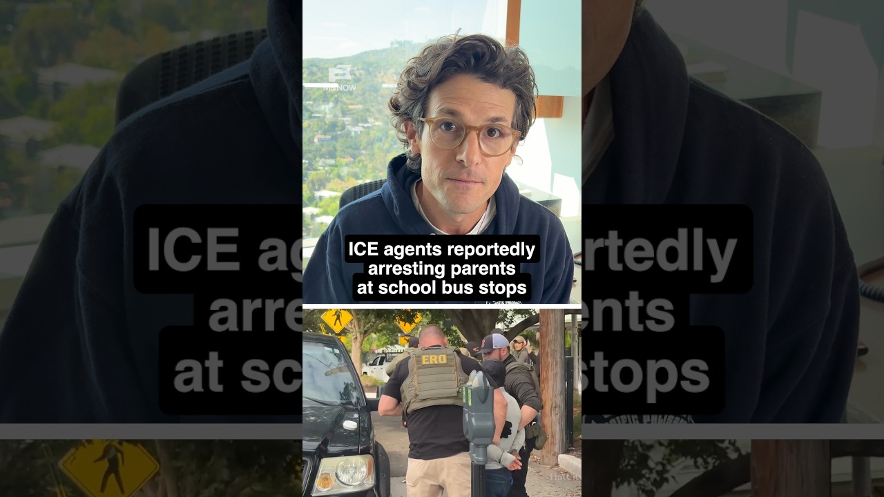 ICE agents are reportedly arresting parents at school bus stops