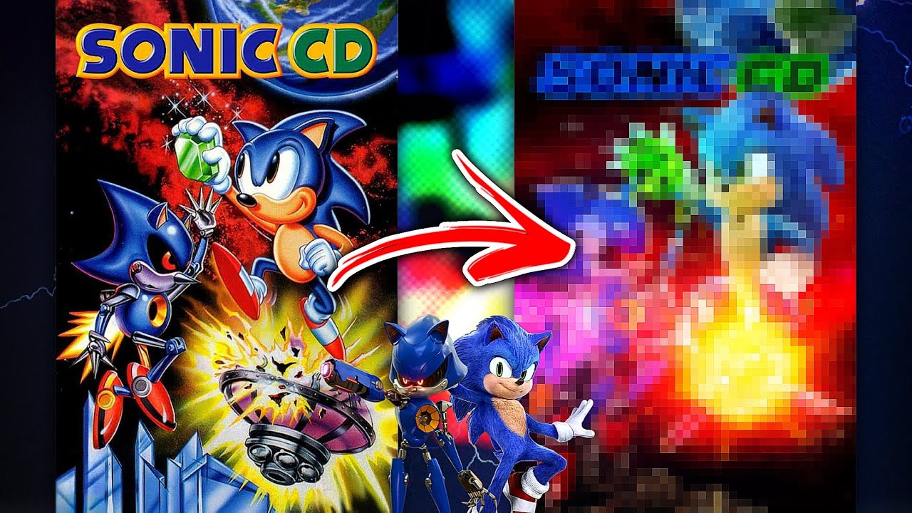 I MOVIEFIED the SONIC THE HEDGEHOG CD Box Art!! #2