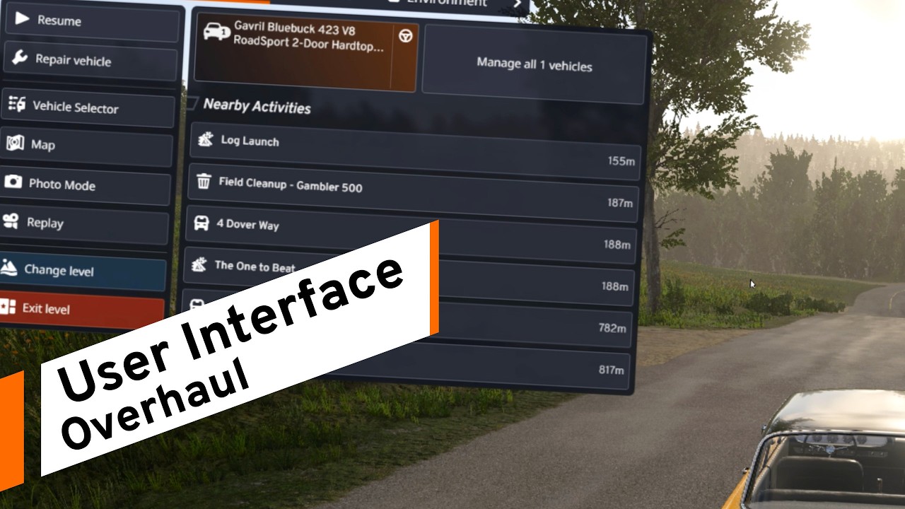 BeamNG.drive - User Interface Overhaul