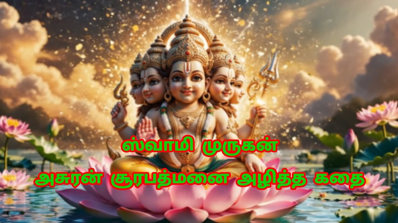 சுவாமி முருகன் அசுரன் சூரபத்மனை அழித்த கதை #murugan 