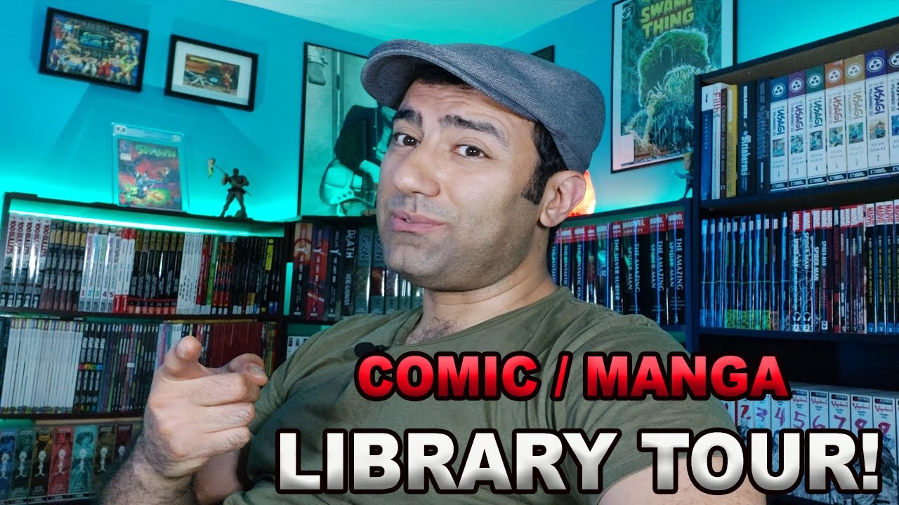 Comic/Manga Library Tour! Darkhorse, Image, Marvel, Dc/Vertigo! Comic Collection!