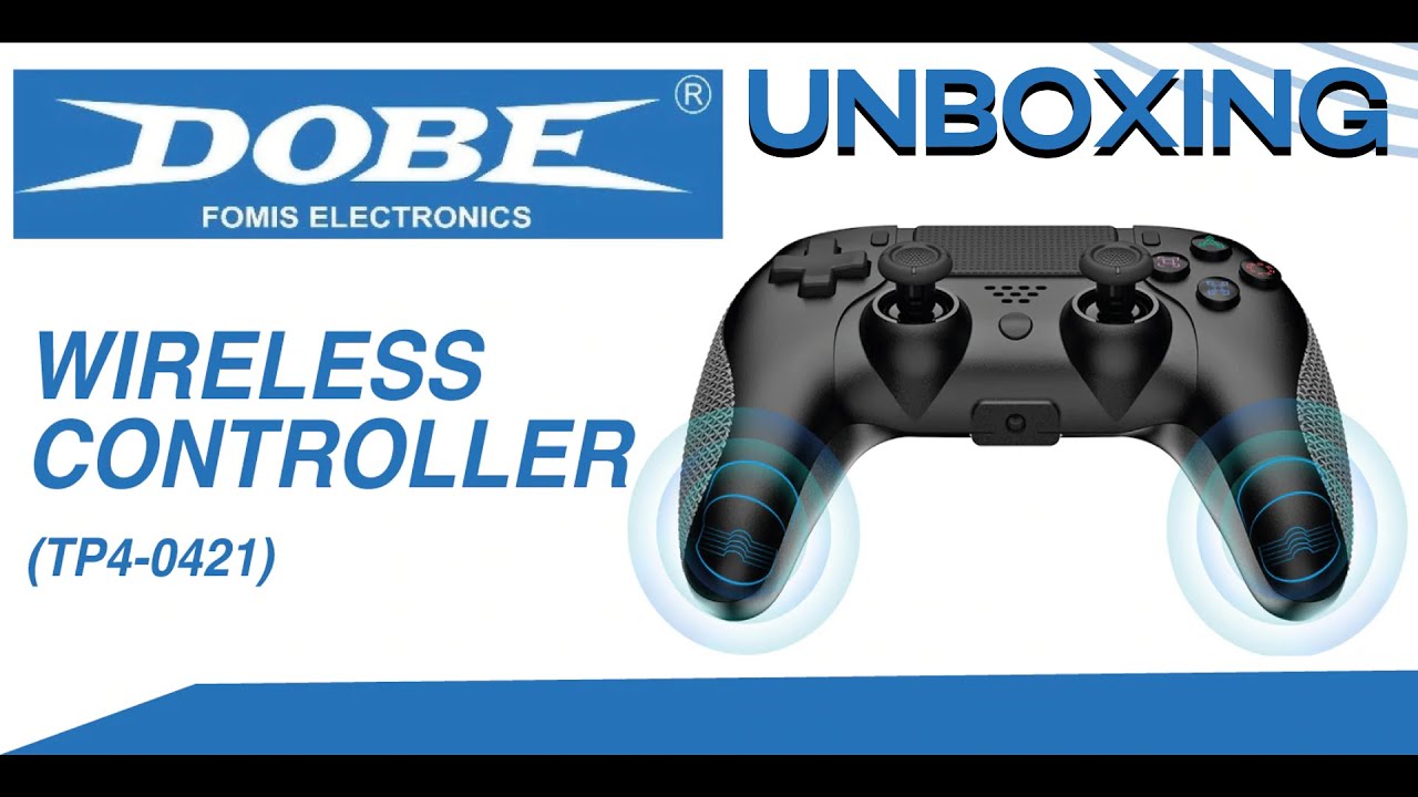 БЕСПРОВОДНОЙ КОНТРОЛЛЕР DOBE PS4 (TP4-0421) Распаковка и тестирование / Похож на DualSense?