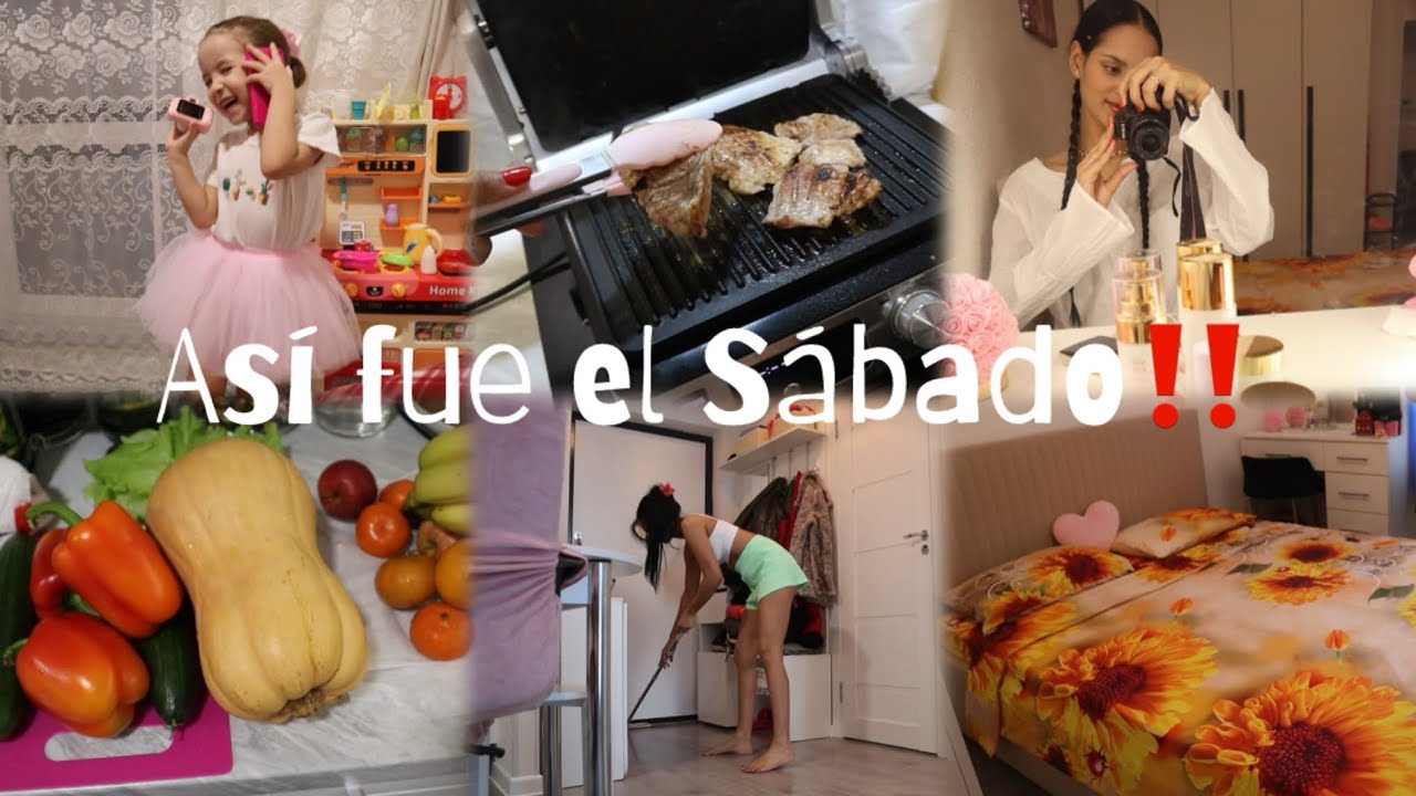 Sábado de limpieza🥰🧘🏽‍♀️mi hermano me visita!Preparé un grill/ jugamos carta en familia🧑‍🧑‍🧒