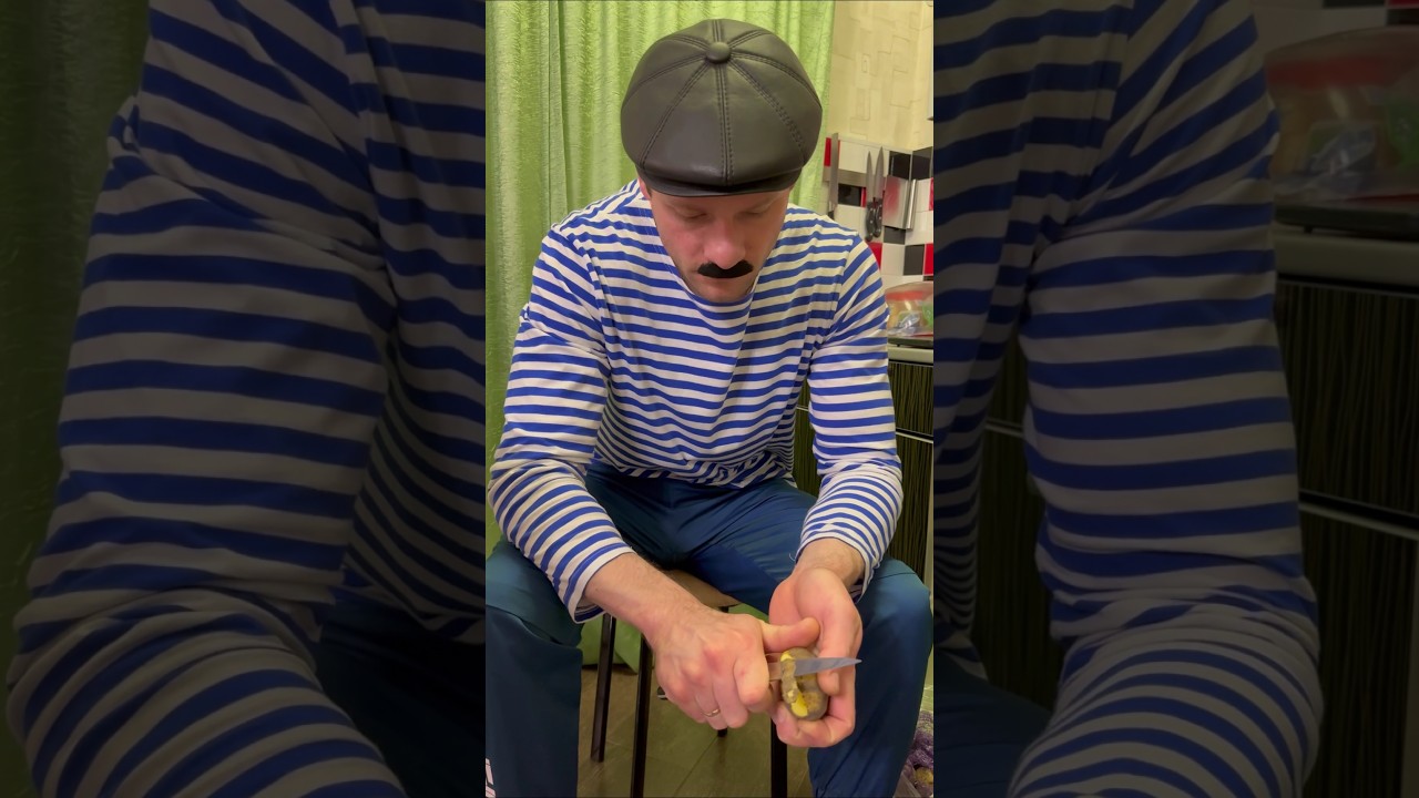 Картошка фри VS Батина картоха 🍟🥔#shorts #рецепты #батя
