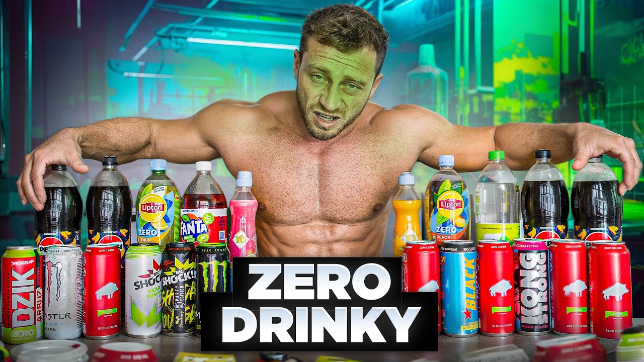 VYPIL JSEM 20 LITRŮ ZERO DRINKŮ ZA TÝDEN - Co se stalo?