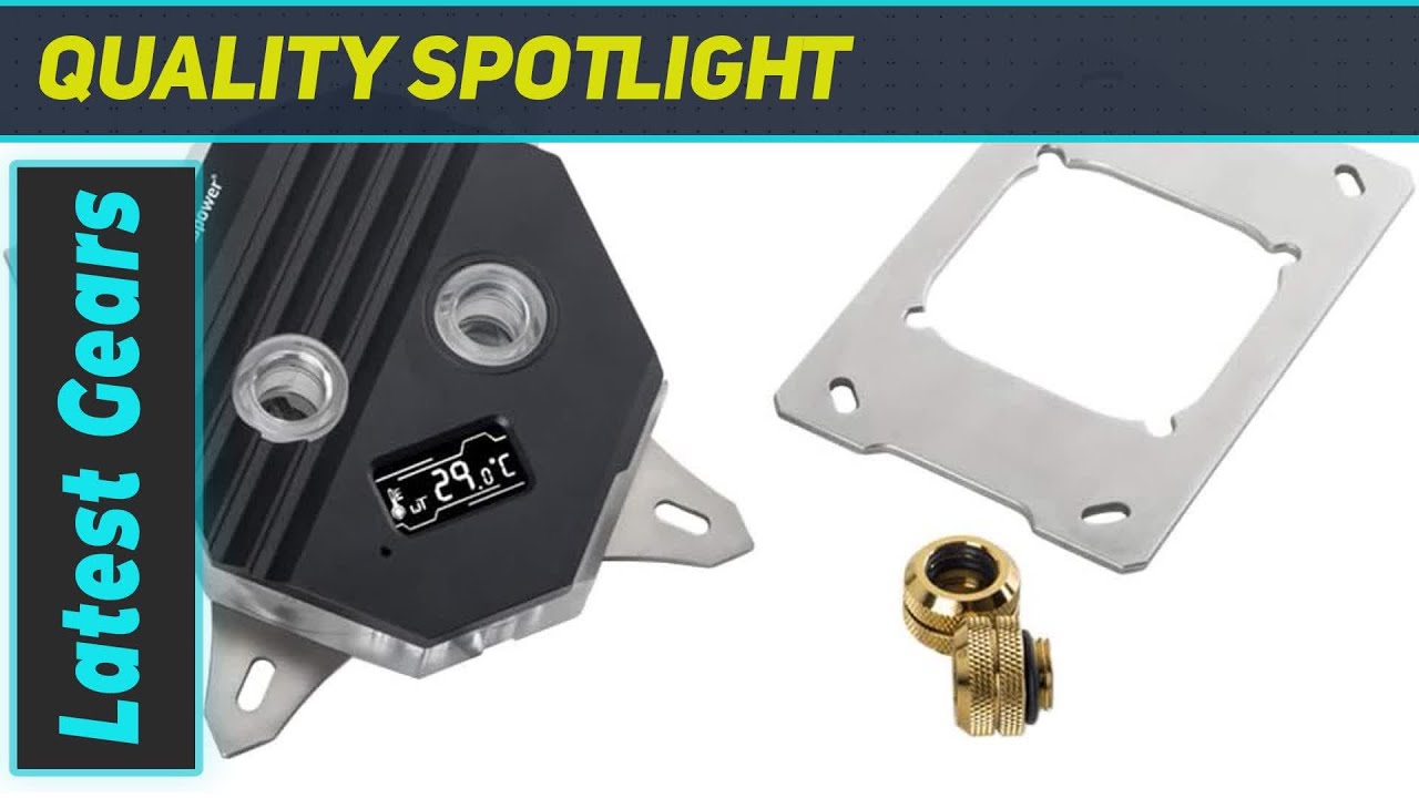 Bitspower CPU Block Summit M with OLED: The Best High-Quality Copper Cooling Solution!