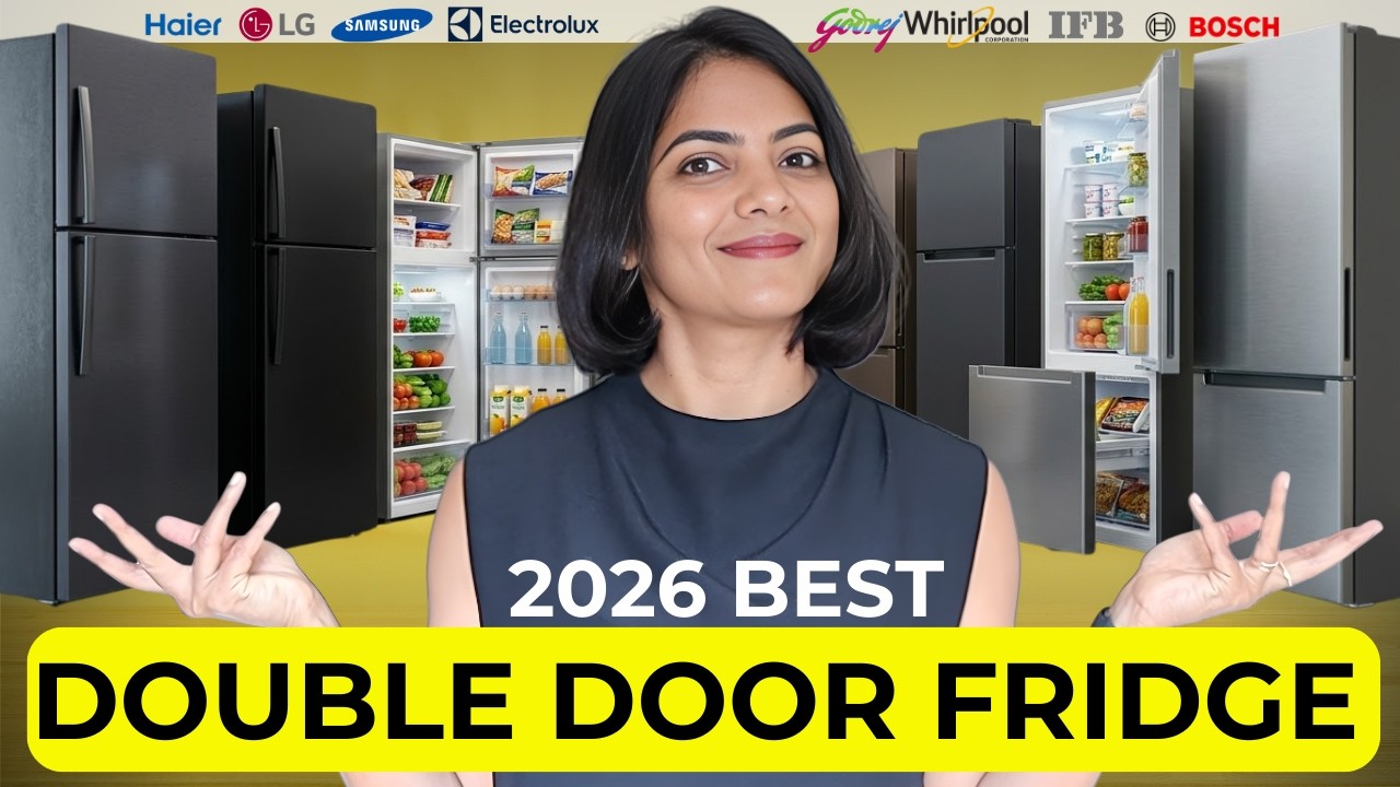 Best Fridge 2026 | Double Door Refrigerators | LG vs Samsung vs Godrej vs Haier vs Whirlpool