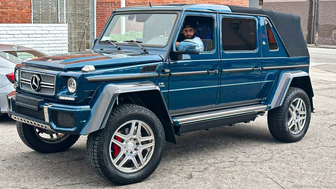 1 of 99 Rare Maybach Landaulet G650, Another New Range Rover in Satin Silver.