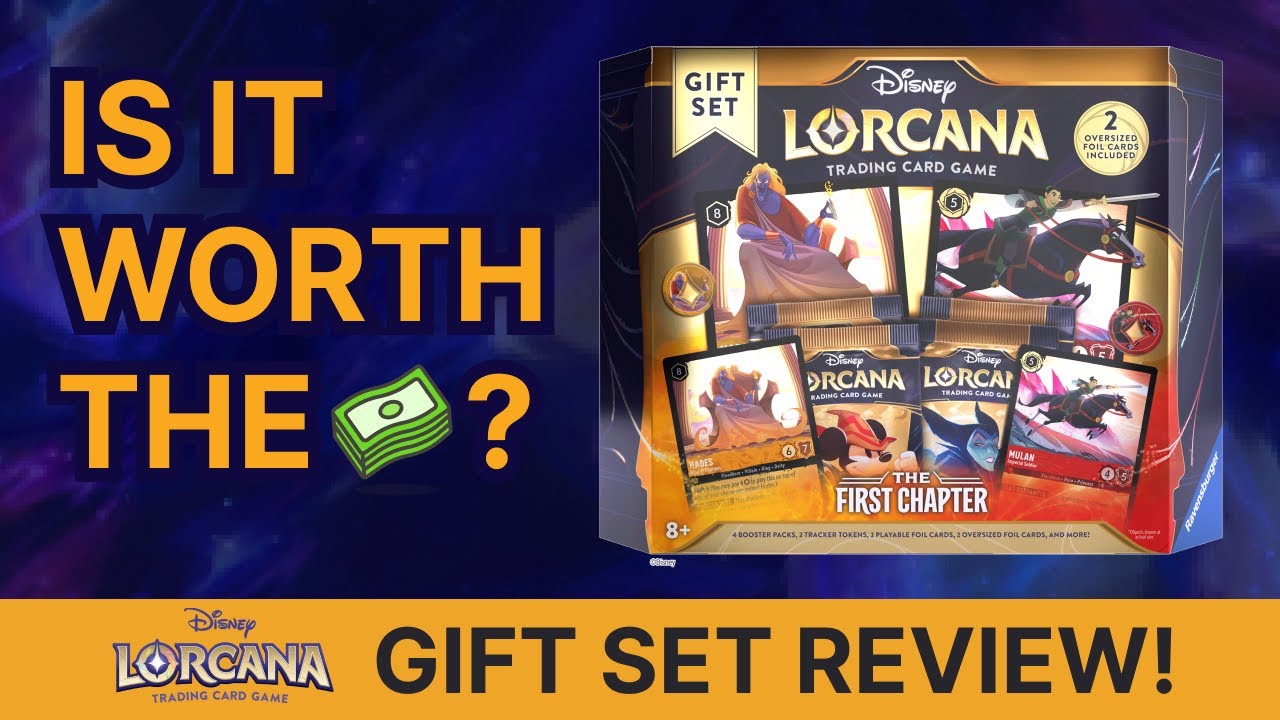 Disney Lorcana Gift Set Opening! | Lorcana Reveal The First Chapter Unboxing!