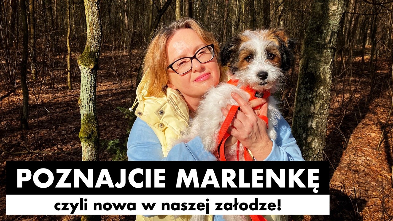 #159 🐶 💕 Poznajcie Marlenkę, czyli nowa w naszej załodze! | Szczeniak w Niewiadówce!
