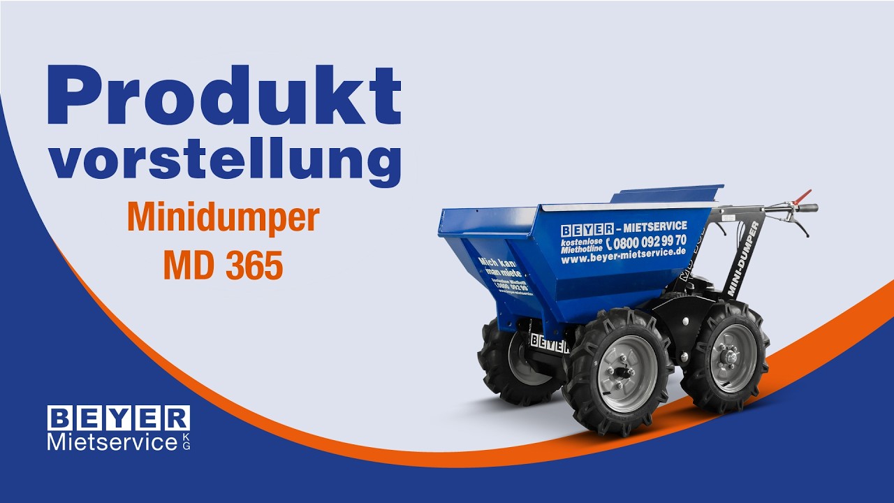 Motorschubkarre mieten - Muck Truck Bedienung