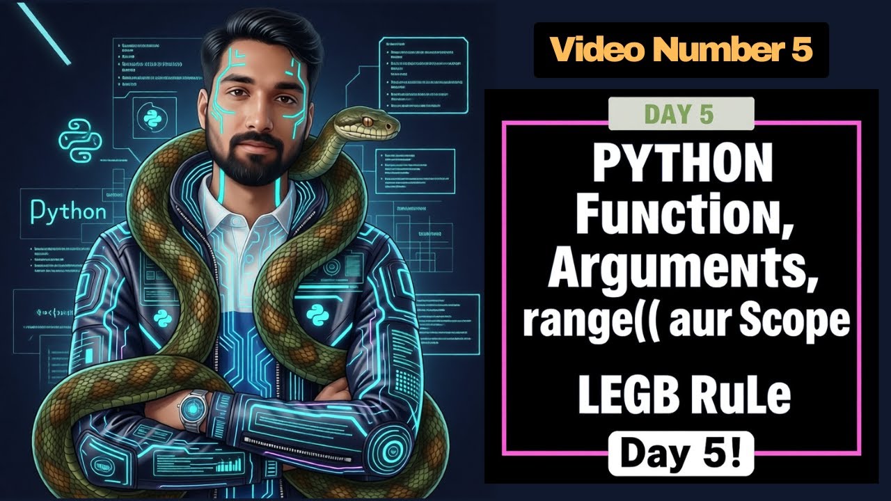 Kya hai LEGB Rule? Python me Functions, Arguments aur Scope Samjho! @coding_Tuition
