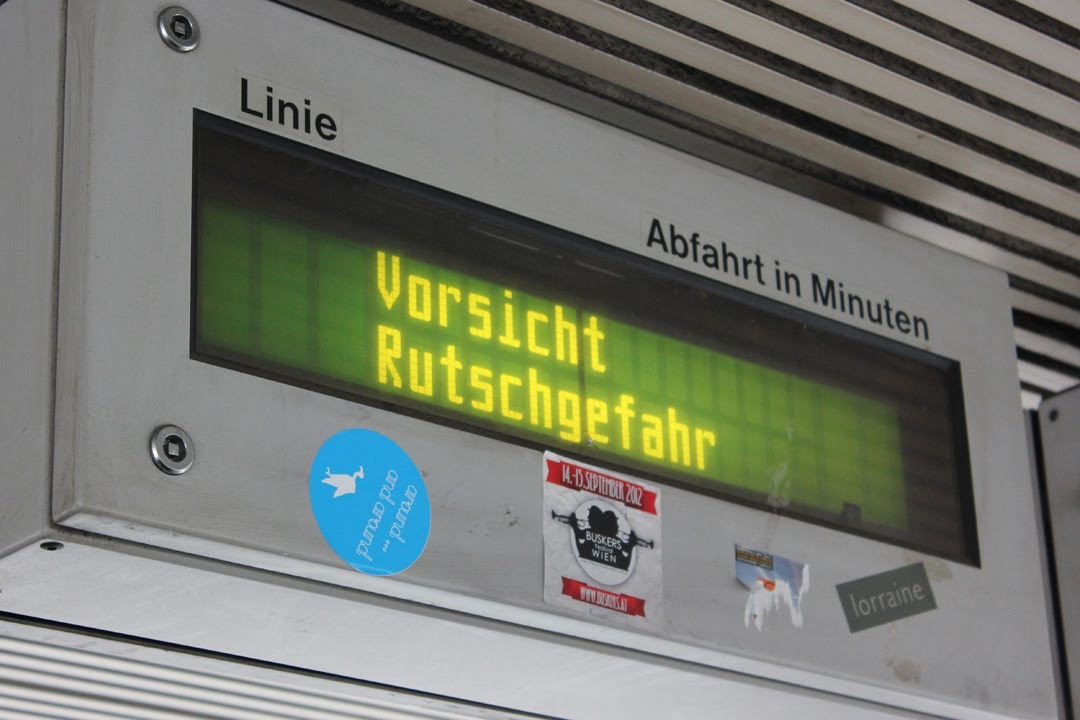 Impressionen: Wien versinkt im Schnee