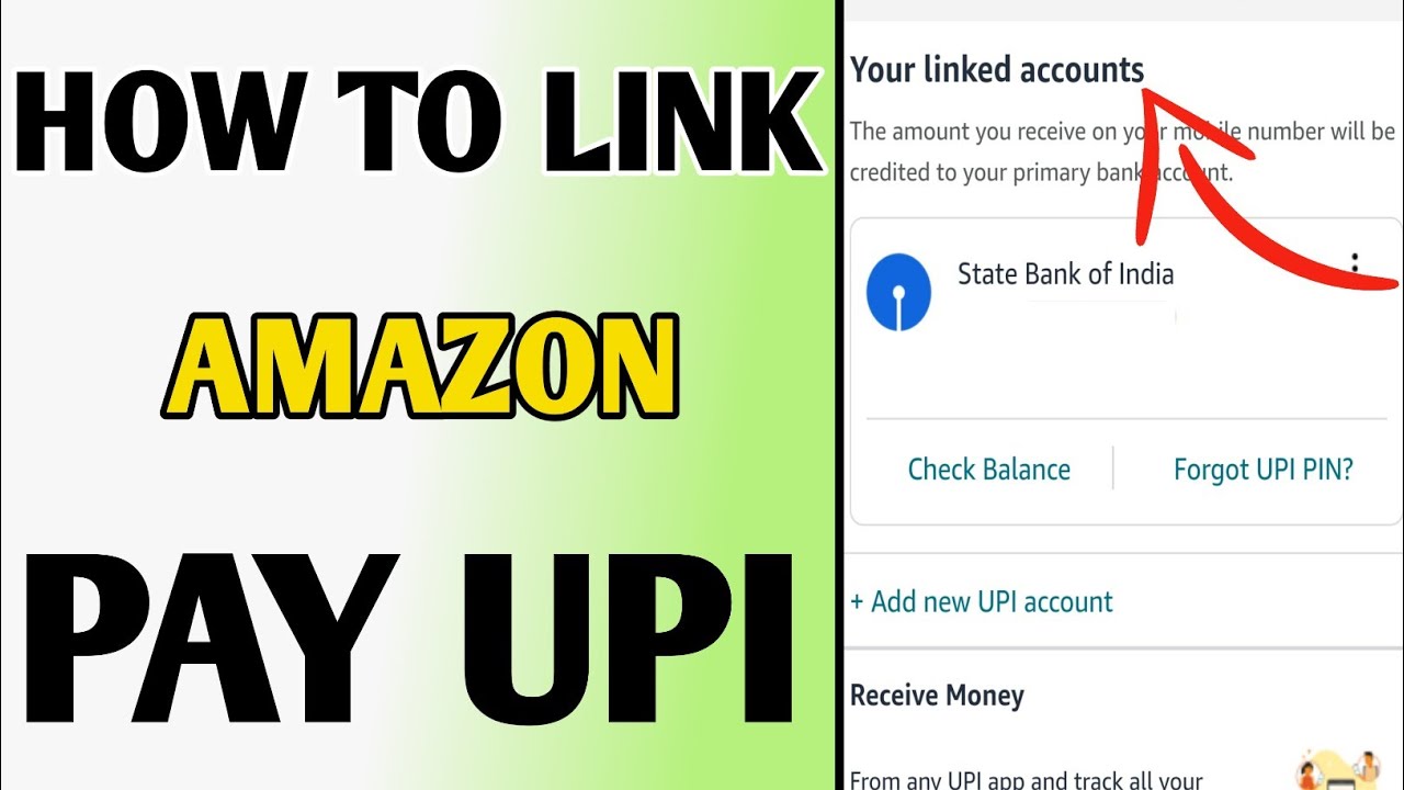 How To Link Amazon Pay Upi // How To Link Bank Account On Amazon Pay Upi