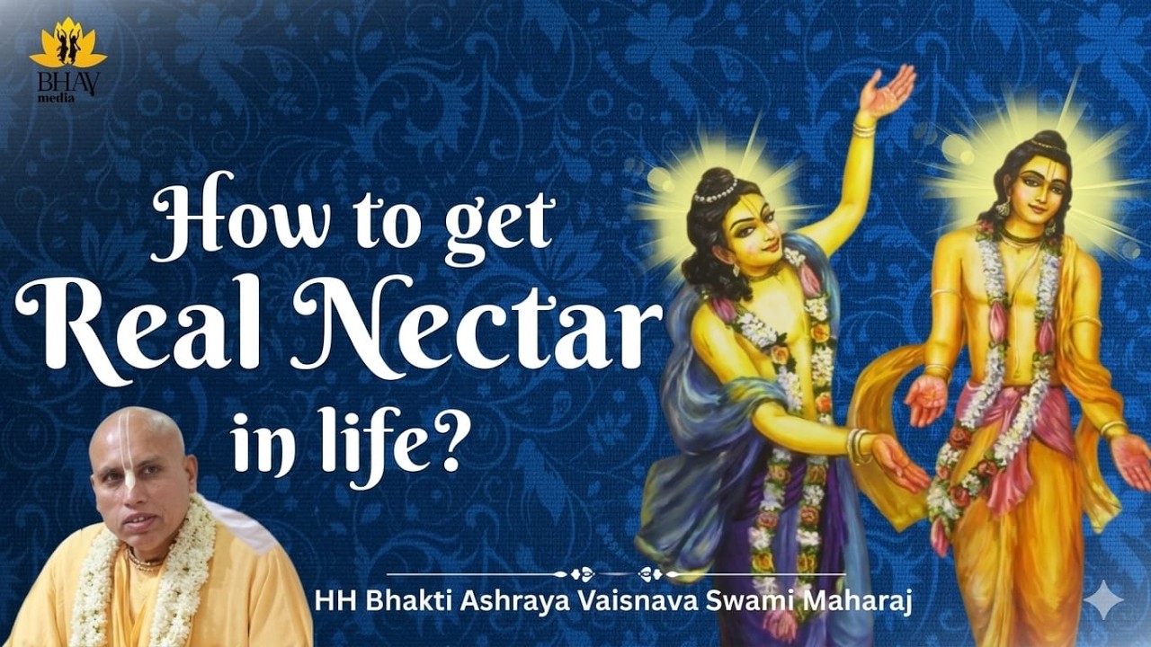 How to get real nectar in life  || ISKCON Meerut Shastrinagar || Bhakti Ashraya Vaisnava Swami