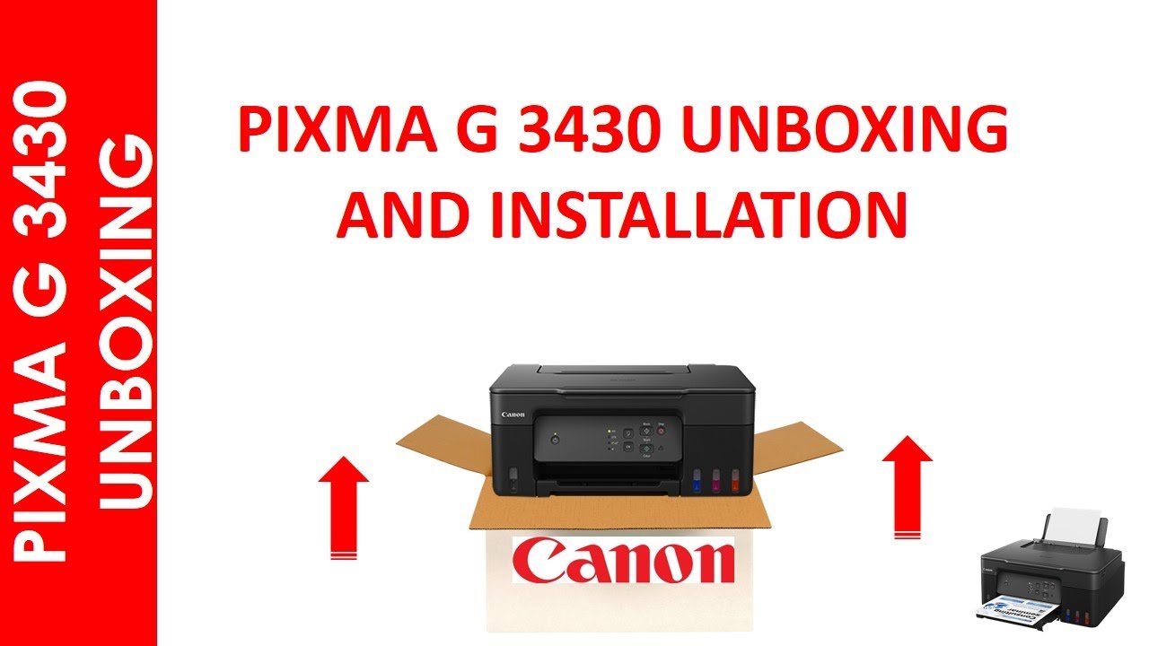 УСТАНОВКА PIXMA G 3430