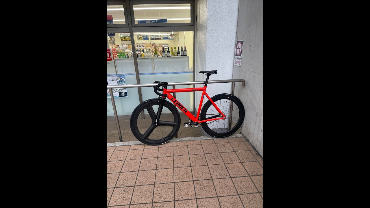 FIXED GEAR | LEADER 721 | POV BIKE TO WORK | TOKYO {odaiba}