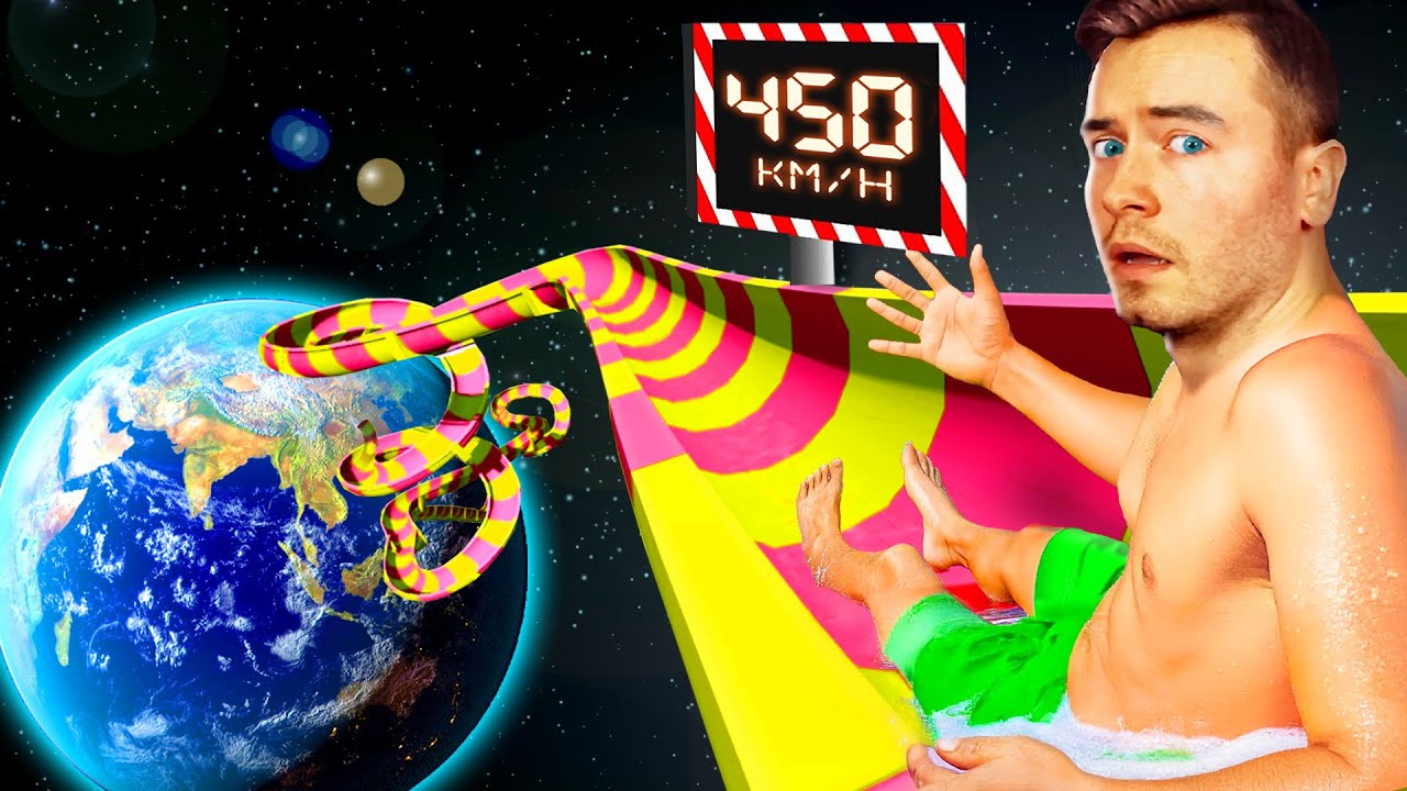 ICH rutsche GEFÄHRLICHE WASSERRUTSCHEN im Wasserpark Simulator!😱