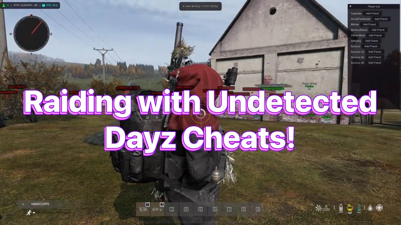 DayZ Official 6776 - Using Cheats to Find Bases to Raid