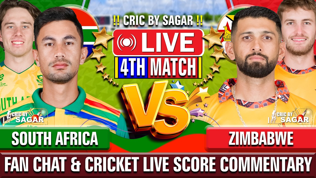 South Africa vs Zimbabwe | SA vs ZIM | Cricket Live Score & Commentary | 1 Sep 2026