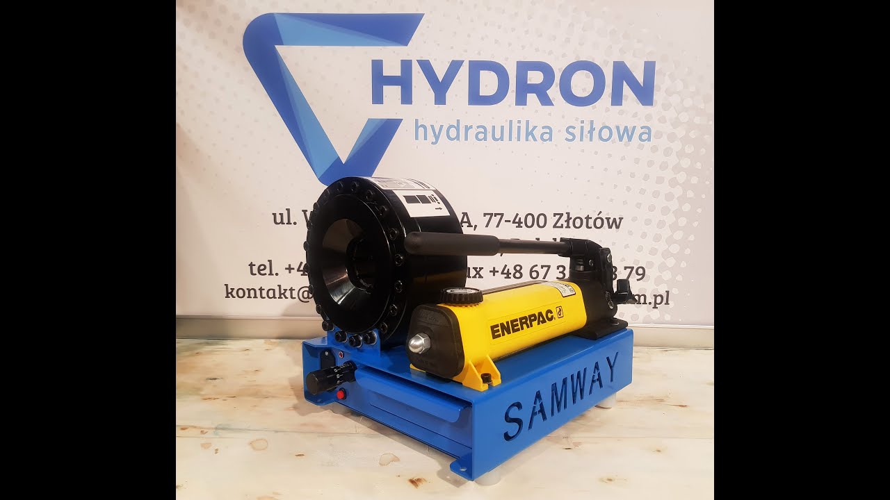 Zakuwanie węża hydraulicznego ręczna zakuwarka P16