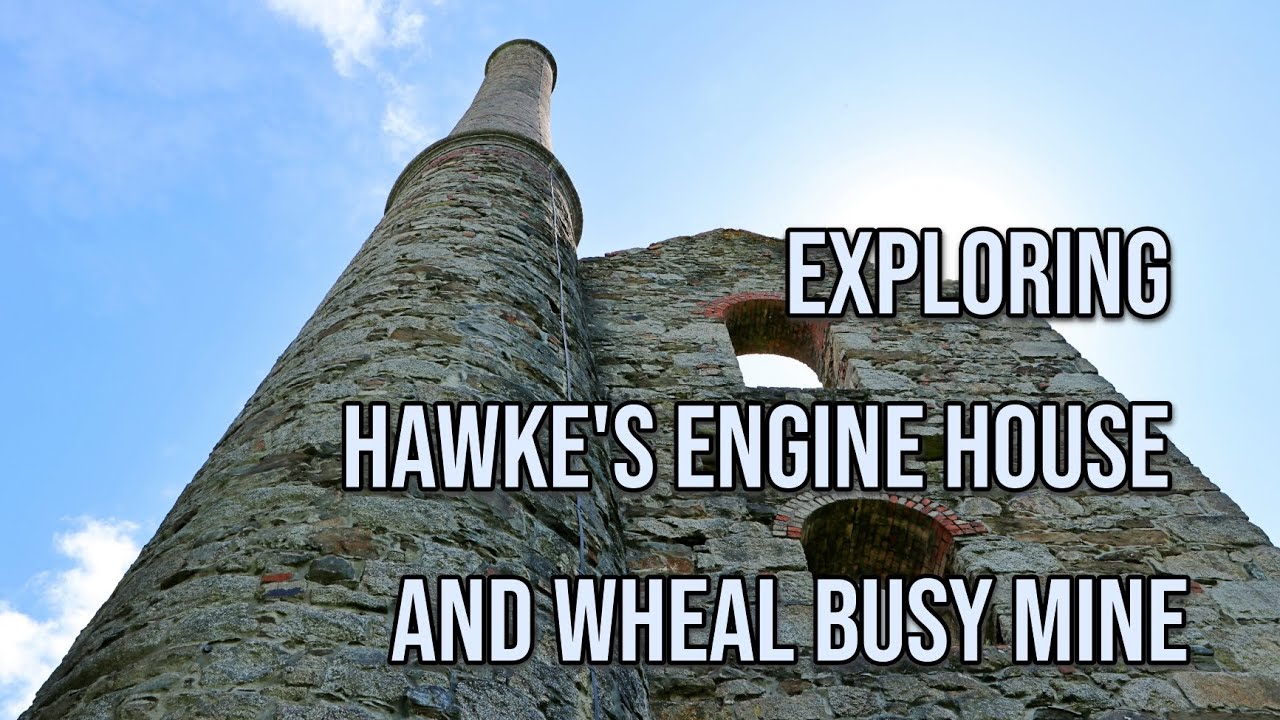 Exploring Hawke's Engine House and Wheal Busy Mine plus its Calciner!