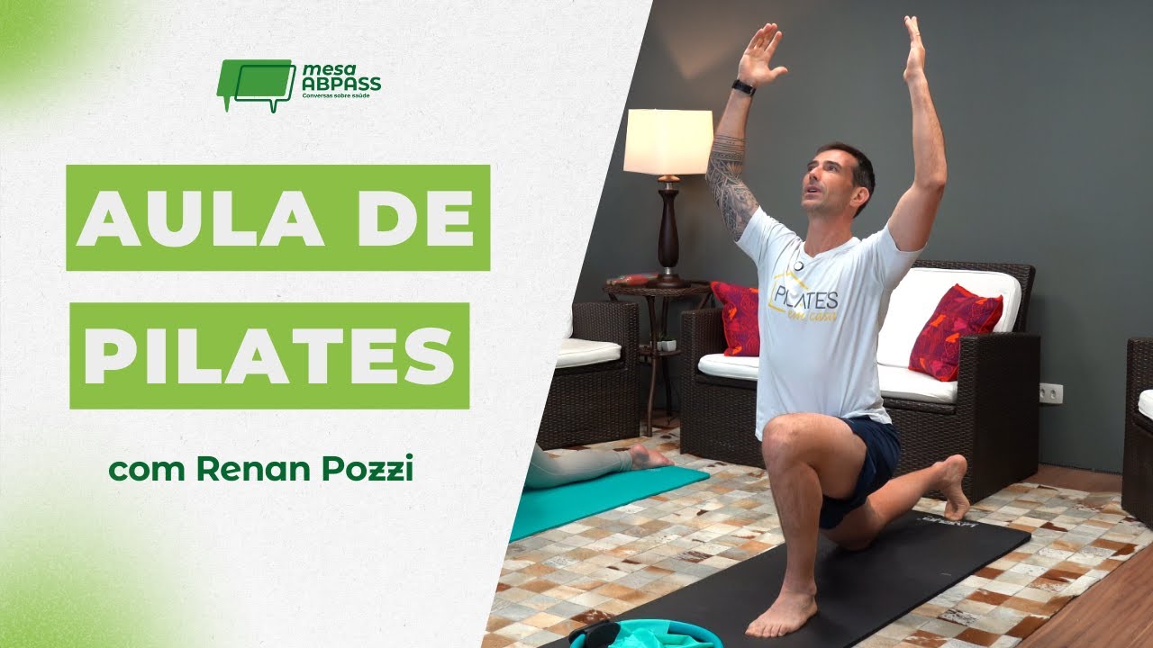 Aula de Pilates - 20 minutos com Renan Pozzi - Mesa Abpass