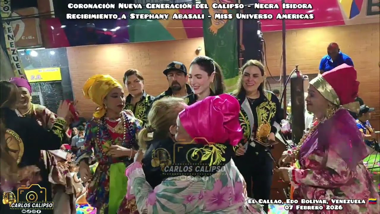 RECIBIMIENTO DE STEPHANY ABASALI 👑 CORONACION DE NUEVA GENERACION DEL CALIPSO 2026