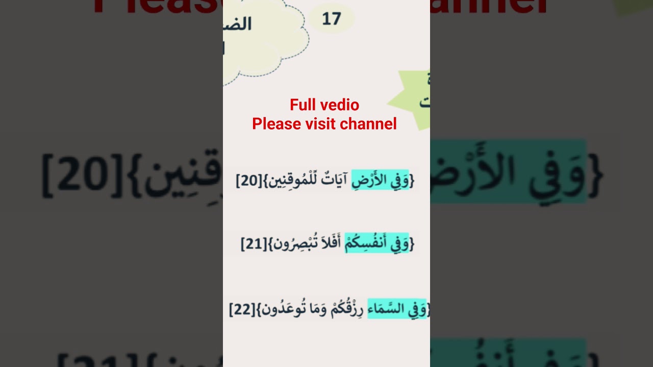 mind mapping  method for hafiz muthashabihathul Qur'an