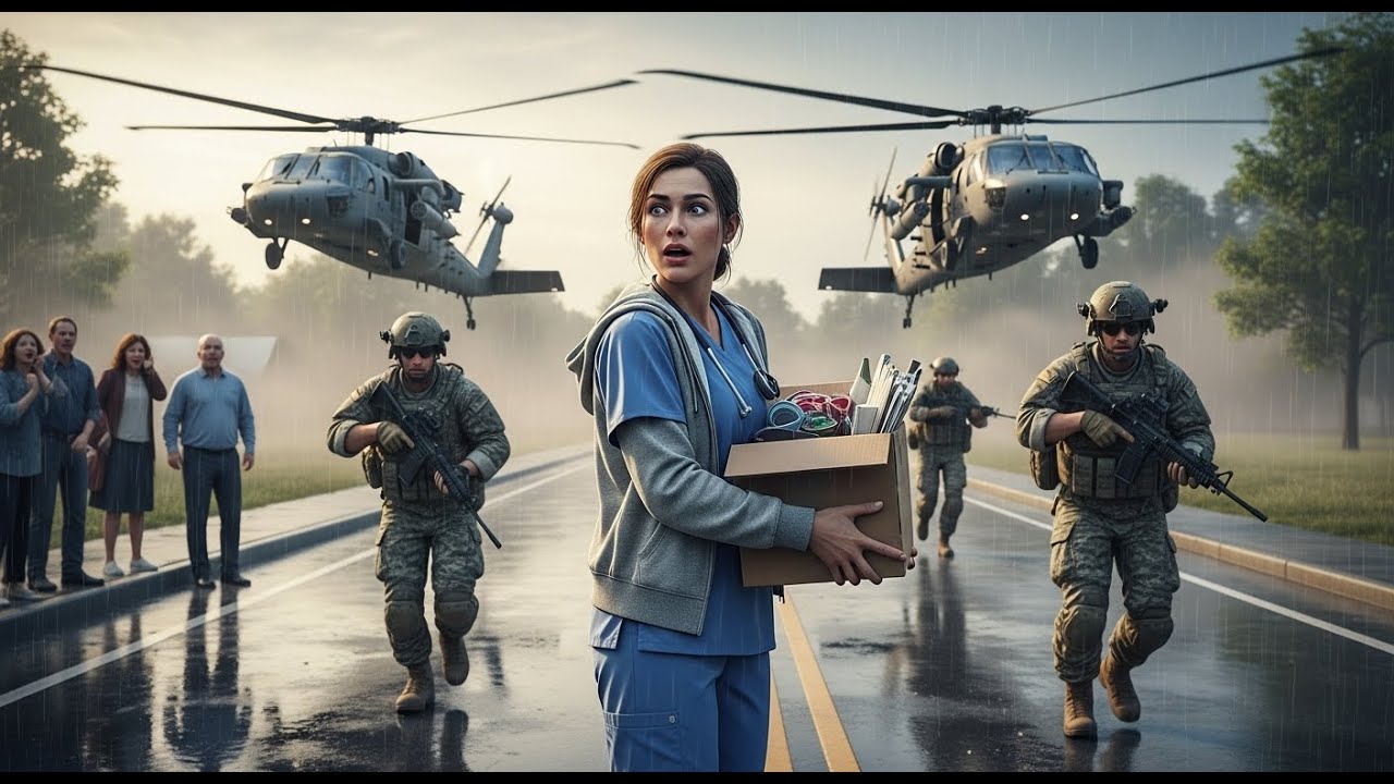 Fired and Walking Home—Until Two Helicopters Arrived Searching for the Nurse!