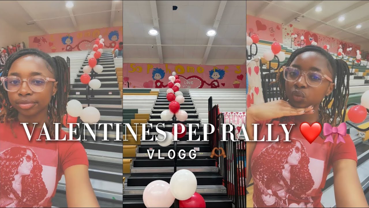 Valentines Pep Rally Highlights 🎥 💌 ( + Behind The Scenes 🤫)
