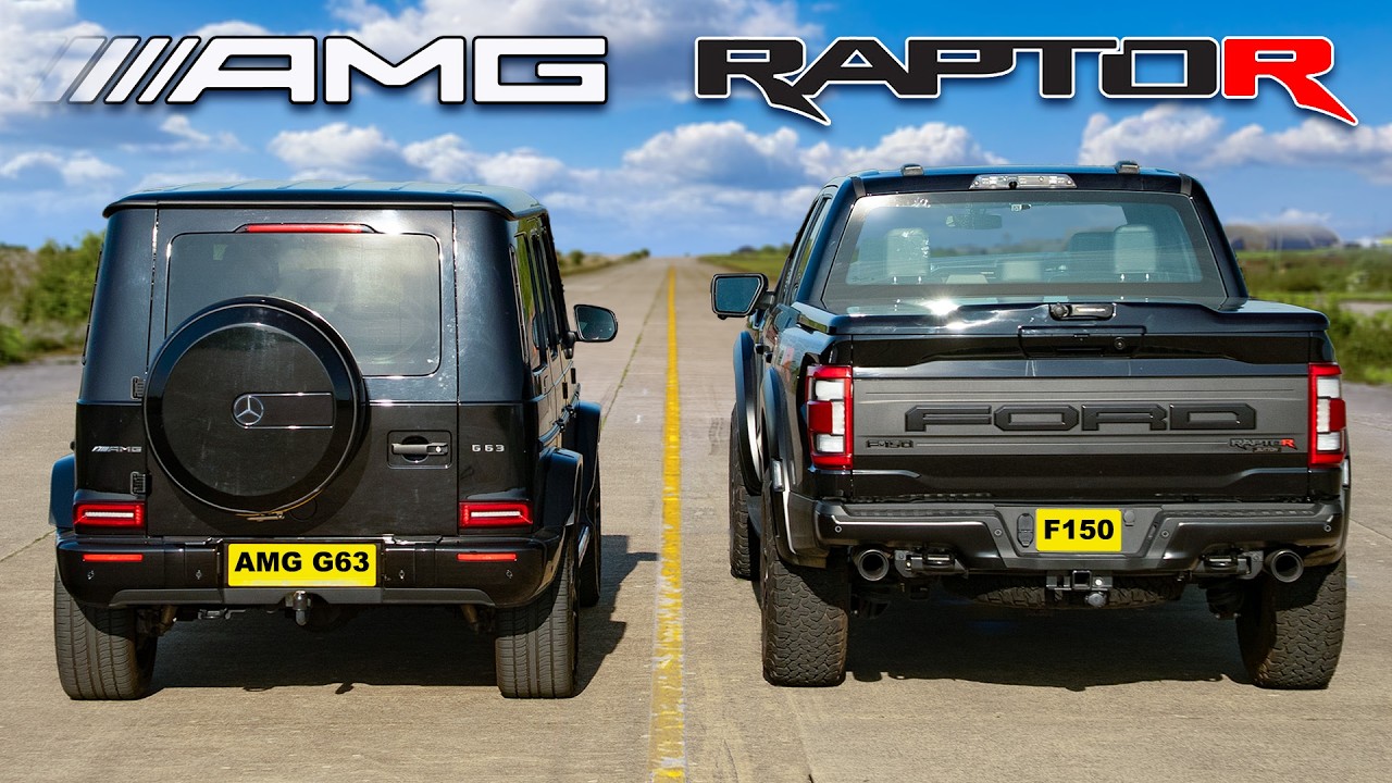 Ford F-150 Raptor R vs AMG G63: WYŚCIG