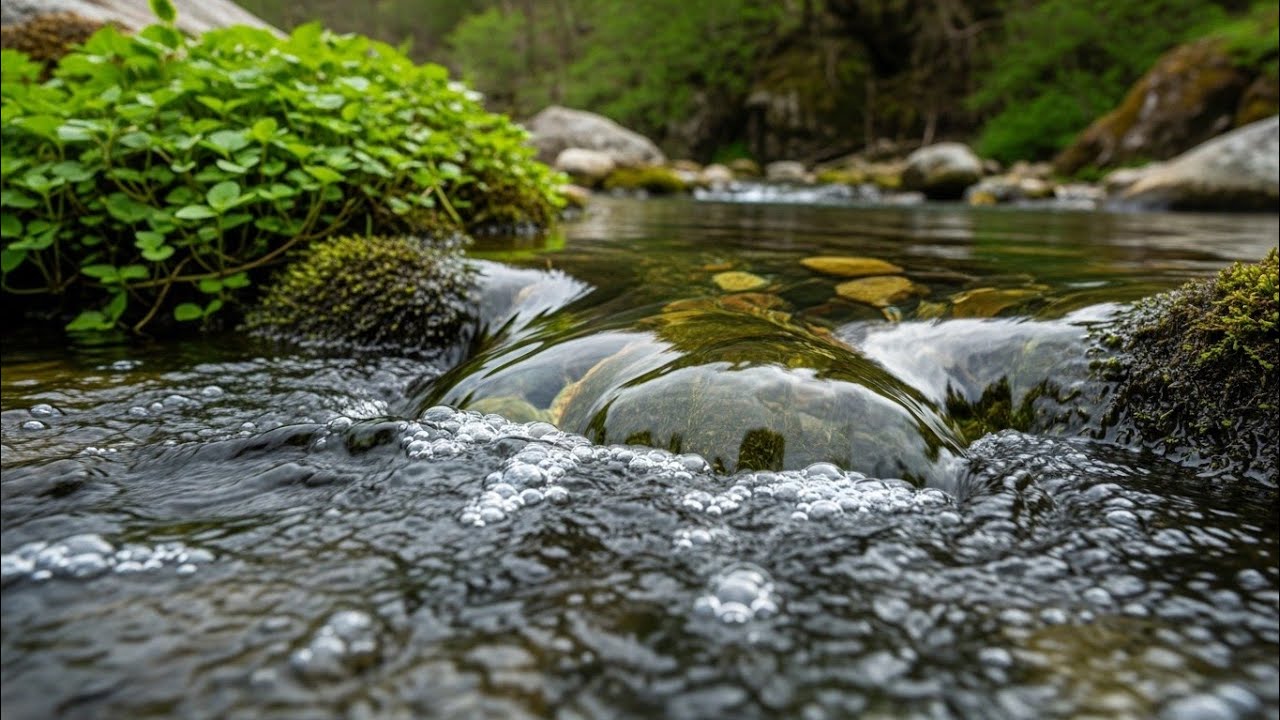 Relaxing River Flow Through Tropical Forest | Perfect Nature Sounds for Sleep, Meditation, Insomnia
