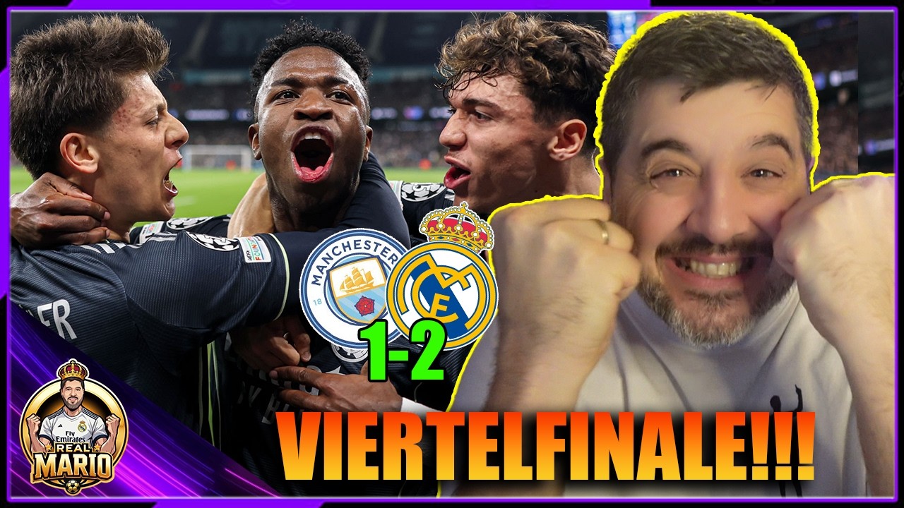 🤍👑REAL MADRID IM VIERTELFINALE‼️VINI MVP⭐ ARDA G&Uuml;LER GENIAL☝️💫BRAHIM ZAUBERT🪄