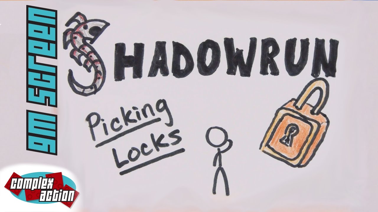Picking Locks - GM Screen - Shadowrun 5th Edition