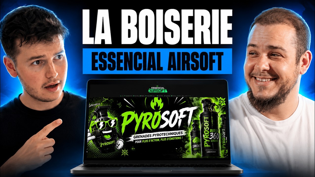 J&rsquo;analyse le site ESSENCIAL AIRSOFT de LA BOISERIE