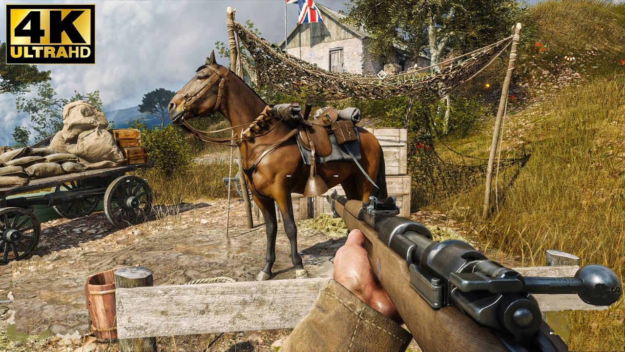BATTLEFIELD 1 Realistic Ultra Graphics Gameplay 4K 60FPS (No Commentary)