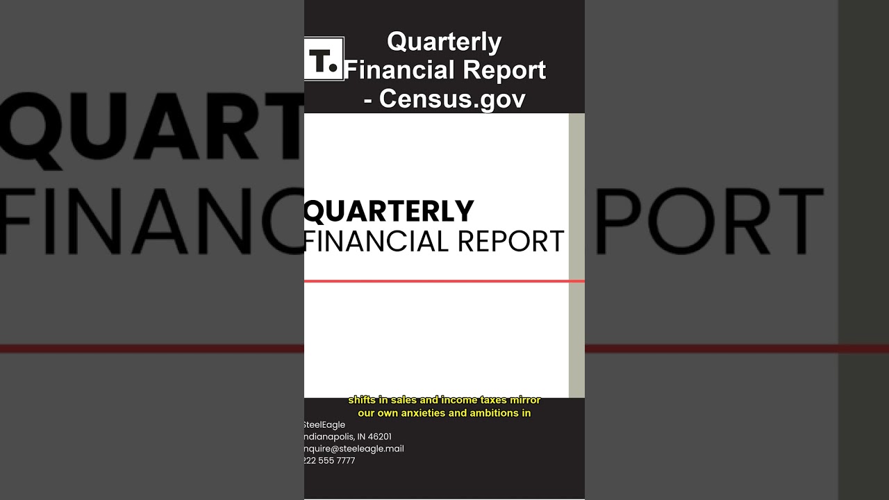 Квартальный финансовый отчет - Census.gov