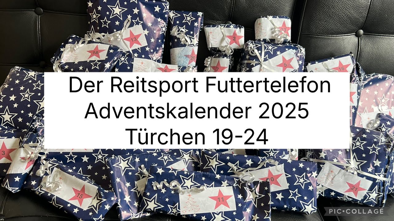 Reitsport Futtertelefon Adventskalender Türchen 19-24