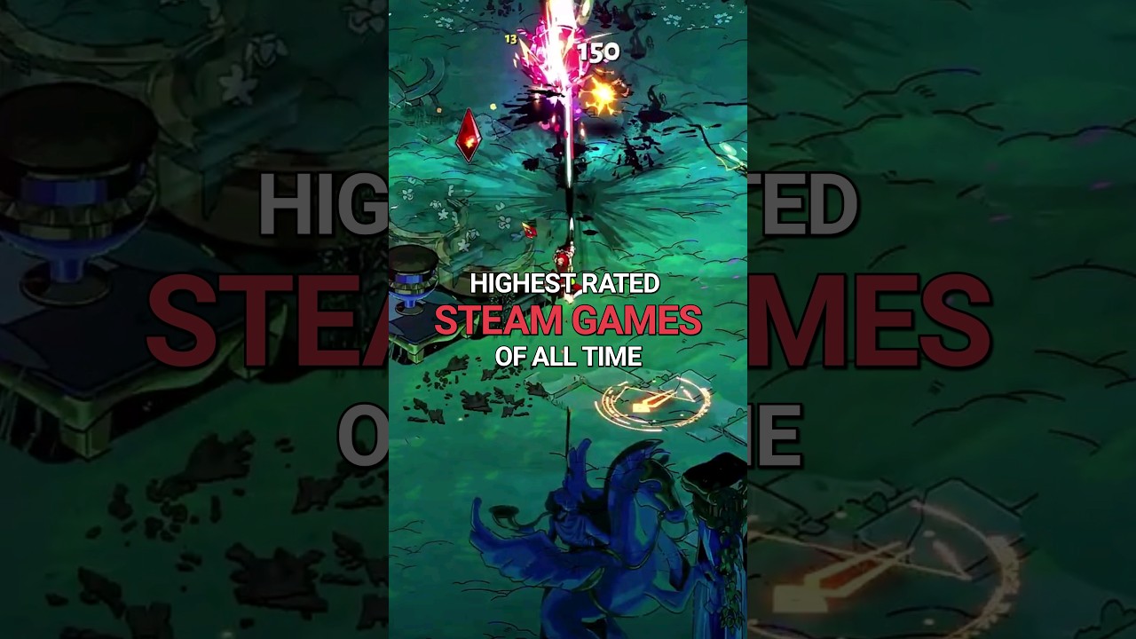 Highest Rated Steam Games Of All Time #shorts #gaming #portal #hades #terraria #stardewvalley