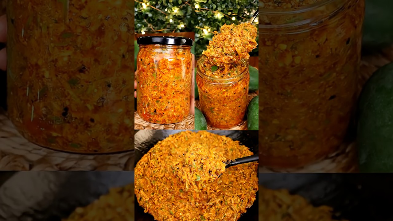 Laccha Aam Ka Chatpata Aachar आम का आचार #recipe #indiakatadka #mango #achar
